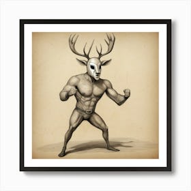 Deer! 24 Art Print