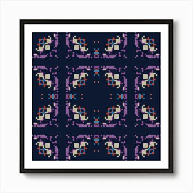 Pixel Pattern 2 Art Print