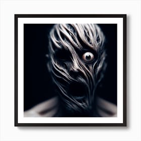 Face Of A Monster Art Print