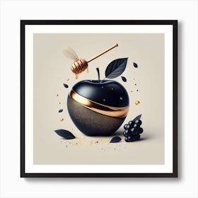 Apple with honey 1 Art Print