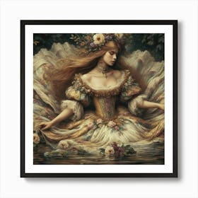 Victorian princess Art Print