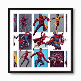 superhero 1 Art Print