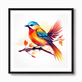 Colorful Bird 1 Art Print