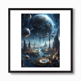 Space City Art Print