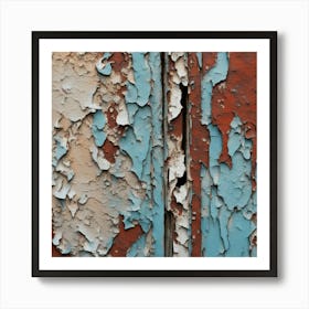 Peeling Paint 4 Art Print