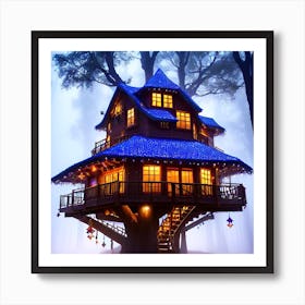 Treehouse Art Print