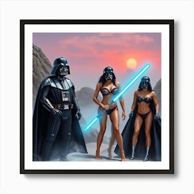 Star Wars Women Art Print