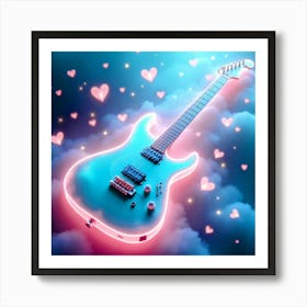 Guitar In The Sky 1 Poster