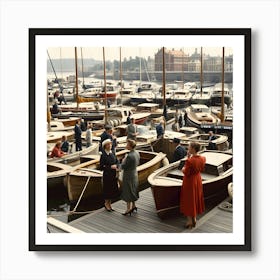 The Old Marina ~Reality Reimagined 29 Art Print