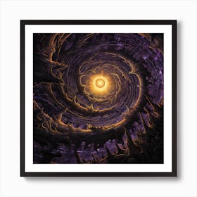 Spiral Vortex Art Print