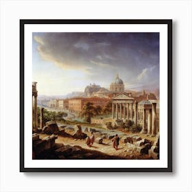 Roman Ruins Art Print