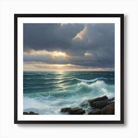 Stormy Sea Art Print