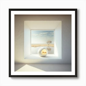 Window View Art Print