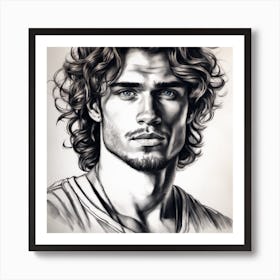 Portrait of Man Art Print
