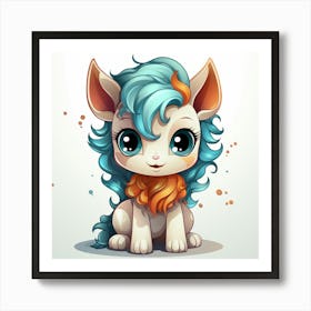 Cute Pony Art Print