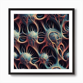 Abstract 3d Fractal Art Art Print