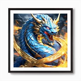 Dragon Of Fire Art Print