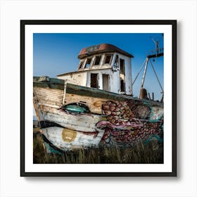 Old Fishing Boat Art Print