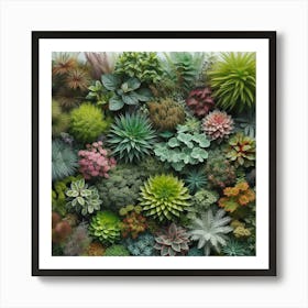 Succulent Wall Art Print