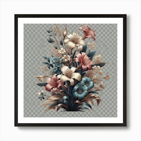 Floral Bouquet 3 Art Print