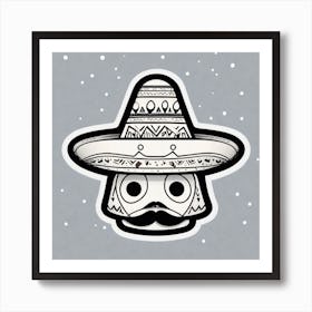 Mexican Hat Art Print