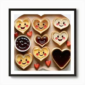 Valentine'S Day Breakfast Art Print