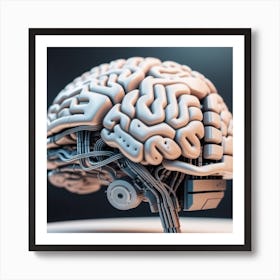 Human Brain Art Print