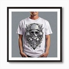 Skull T - Shirt Art Print