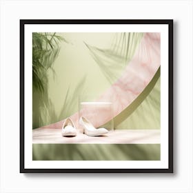 Pink Nature dream Contemporary V3 1 Art Print