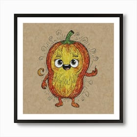 Pumpkin 3 Art Print