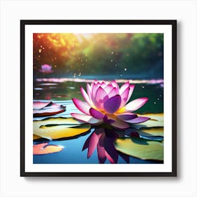 Lotus Flower 34 Art Print