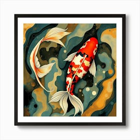 Koi Fish 77 Art Print