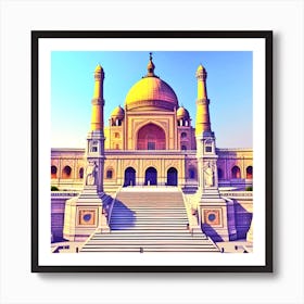 Taj Mahal, Delhi Art Print