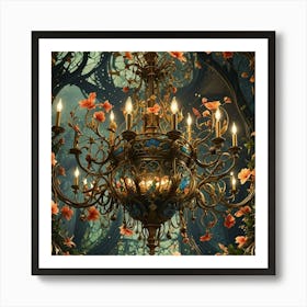 Fairytale Chandelier 1 Art Print