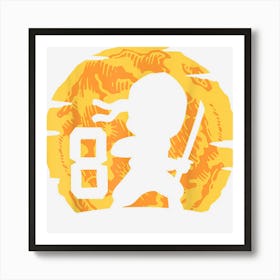 Kids 8 Year Old Boy 8th Birthday Ninja Poster