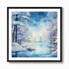 Festive Canvas Serenity Art Print