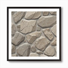 Stone Wall 55 Art Print