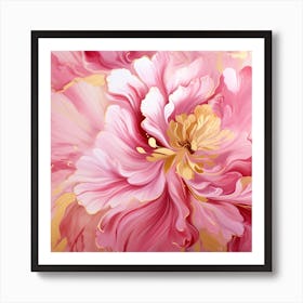 Pink Peony 1 Art Print