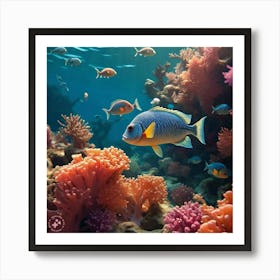 Coral Reef Art Print