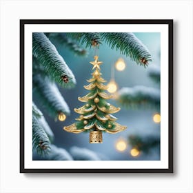 Christmas Tree Ornament Art Print