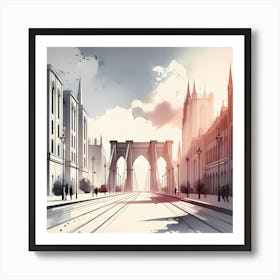 Brooklyn Bridge 1 Art Print