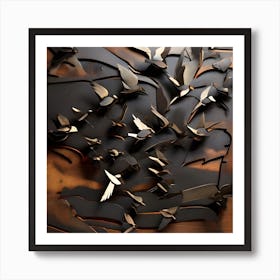 Birds In Flight Art Print