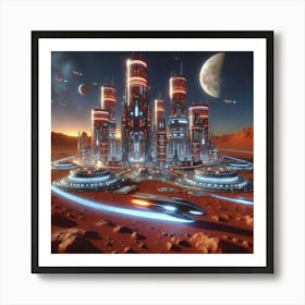 Space City 2 Art Print