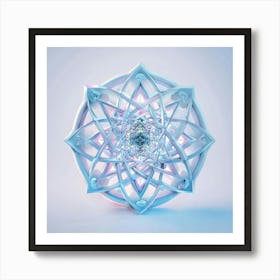 Fractal Mandala Art Print