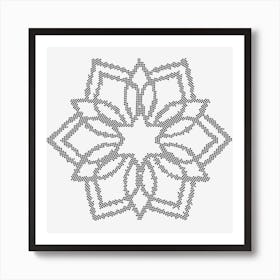 Mosaic Mandala 06 Art Print