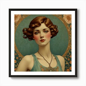 Deco Woman 20 Art Print