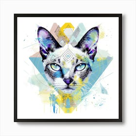 Siamese Cat Art Print