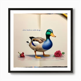 Duck Is A Duck 1 Art Print