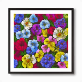 Alstroemeria Flowers 12 Art Print