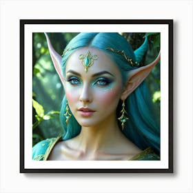 Elven Beauty 8 Art Print